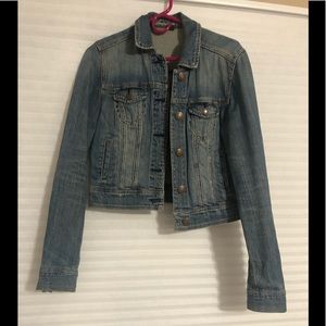 American eagle light wash jean jacket